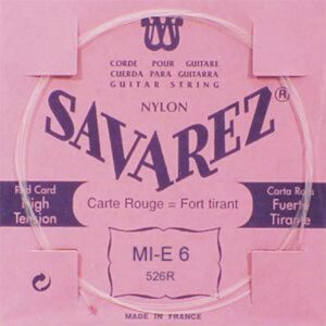 Cuerda 6ª (MI) Savarez 526R. Tensión Media.