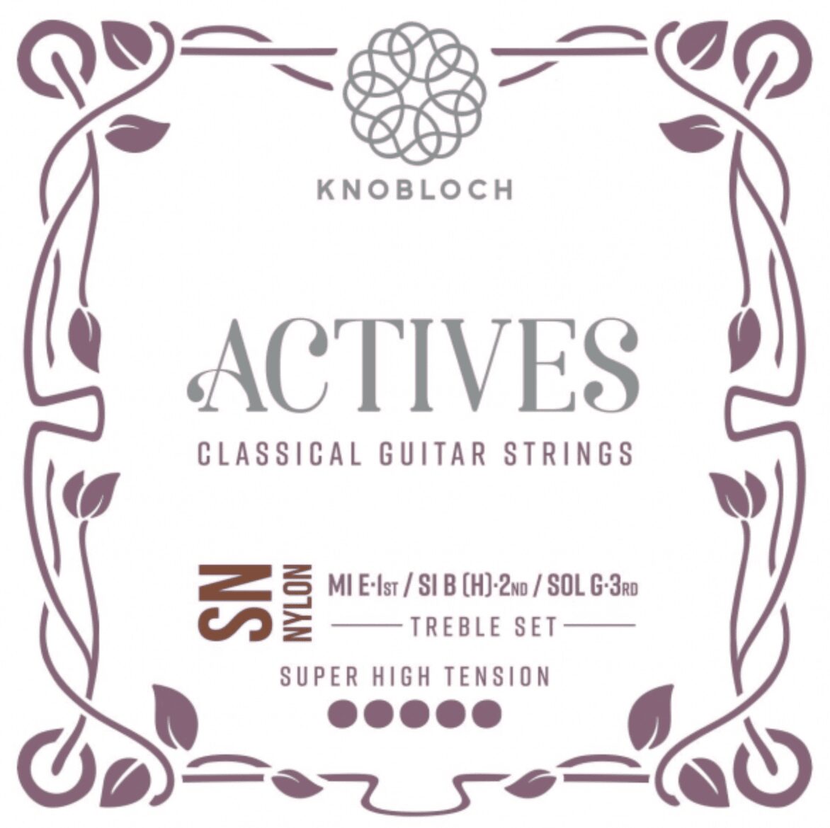 Juego de Primas Knobloch 600 ASN Nylon SN. Tensión Extra Fuerte