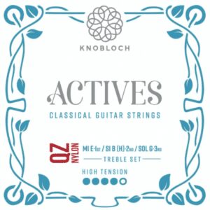 Juego de Primas Knobloch 500 AQZ Nylon QZ. Tensión Fuerte