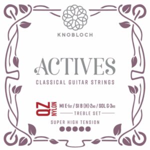 Juego de Primas Knobloch 600 AQZ Nylon QZ. Tensión Extra Fuerte