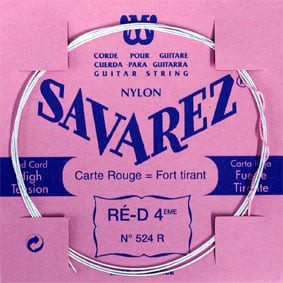 Cuerda 4ª (RE) Savarez 524R. Tensión Media.