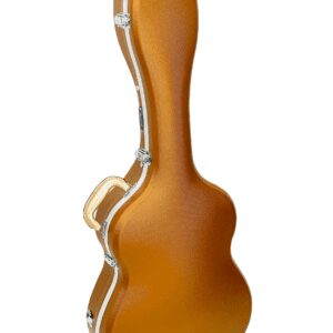 Estuche Guitarra ABS Rapsody Dorado con TARA